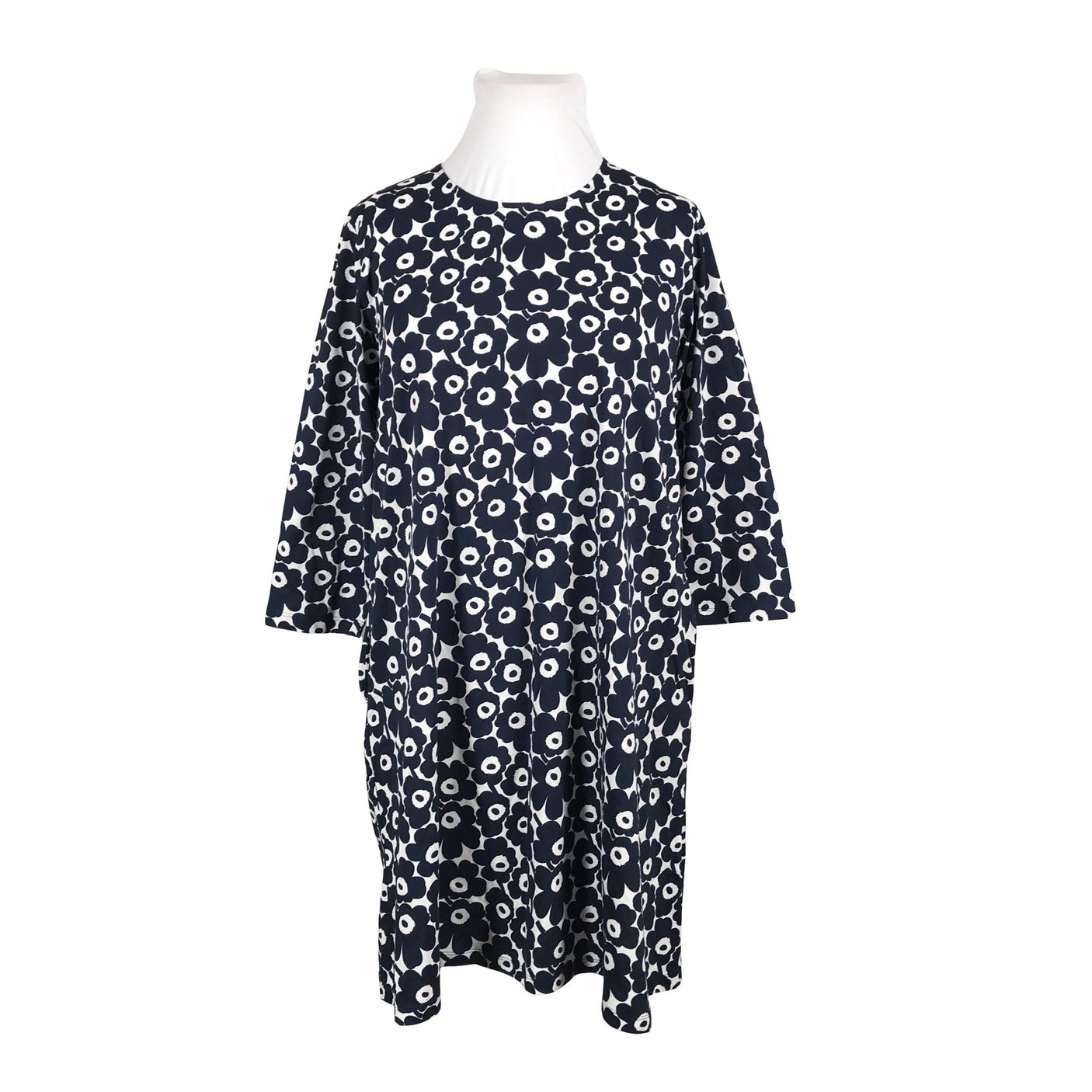 Unisex Marimekko - Trikotaažist kleit, suurus 42 - Sinine (1)
