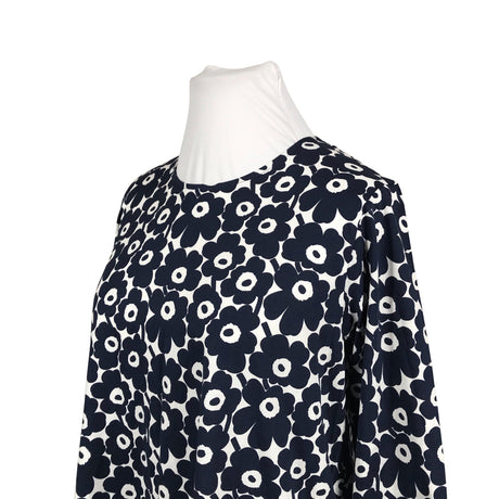 Unisex Marimekko - Trikotaažist kleit, suurus 42 - Sinine (2)
