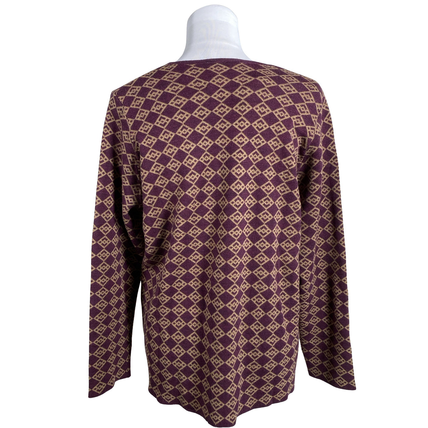 Unisex Arela - Kampsun, suurus 38 - Veinipunane (2)