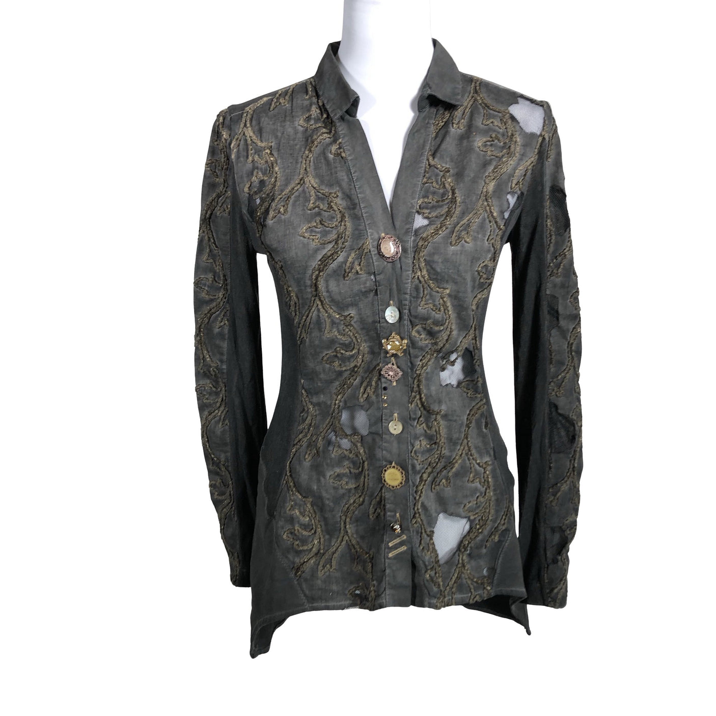 Unisex Elisa Cavaletti - Dressikangast jakk, suurus 36 - Hall (1)