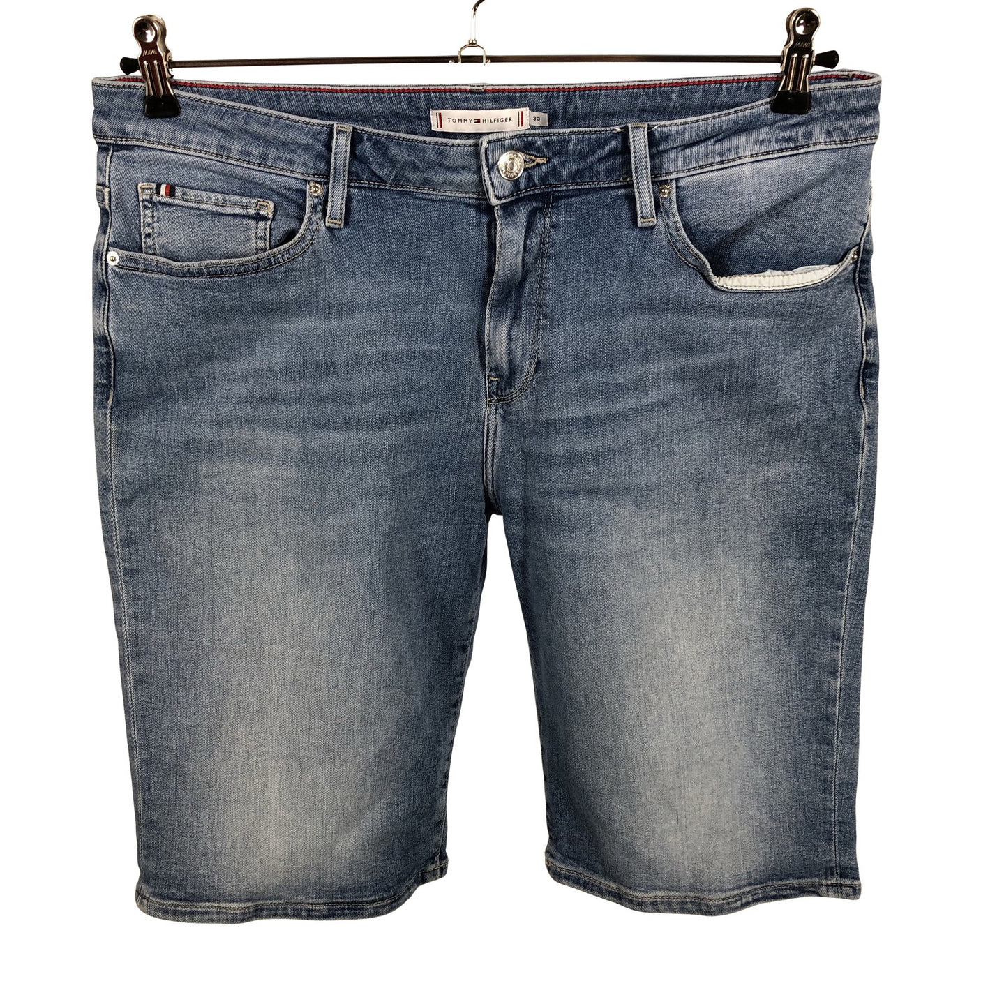 Unisex Tommy Hilfiger - Teksast lühikesed püksid, suurus W33 - Sinine (5)