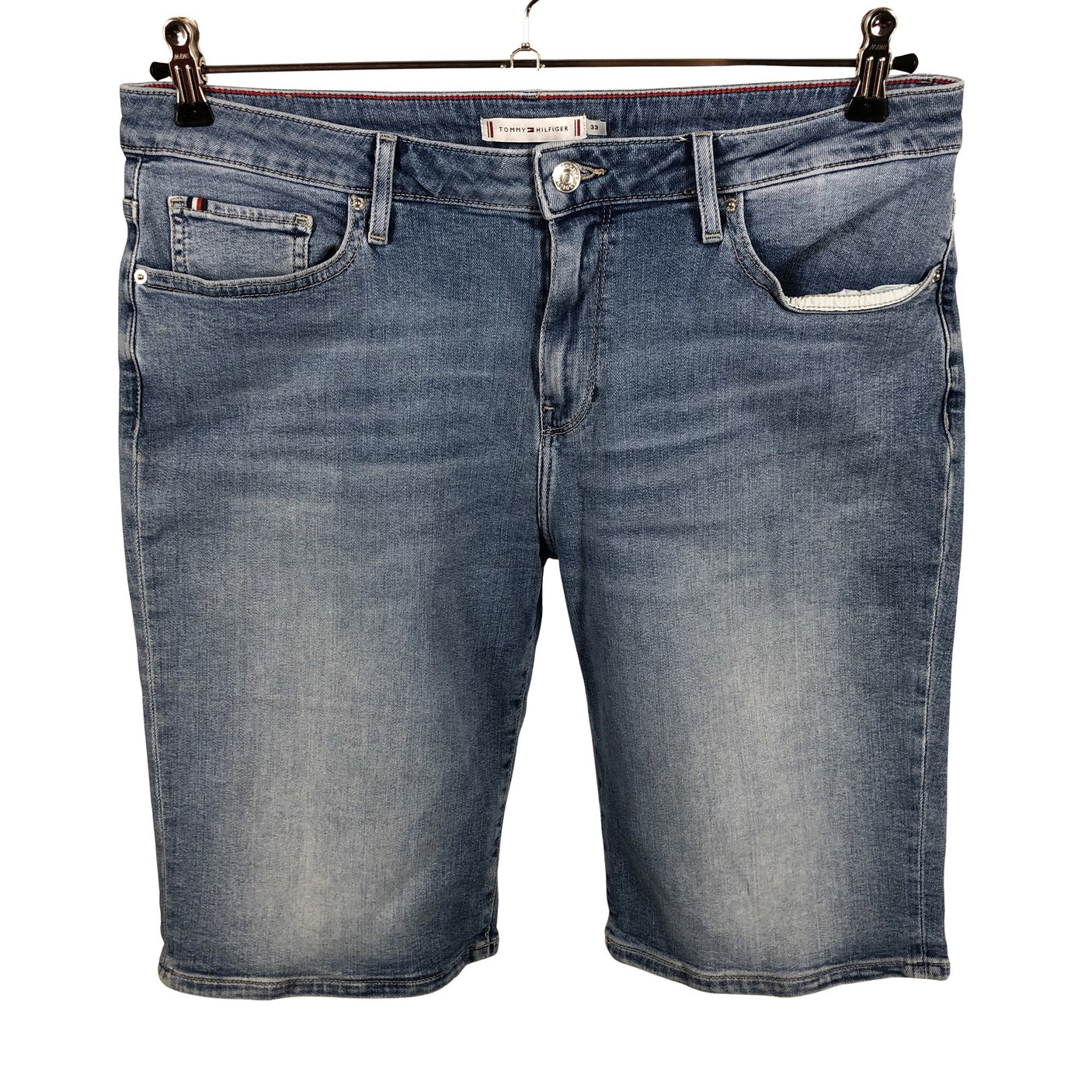 Unisex Tommy Hilfiger - Teksast lühikesed püksid, suurus W33 - Sinine (3)