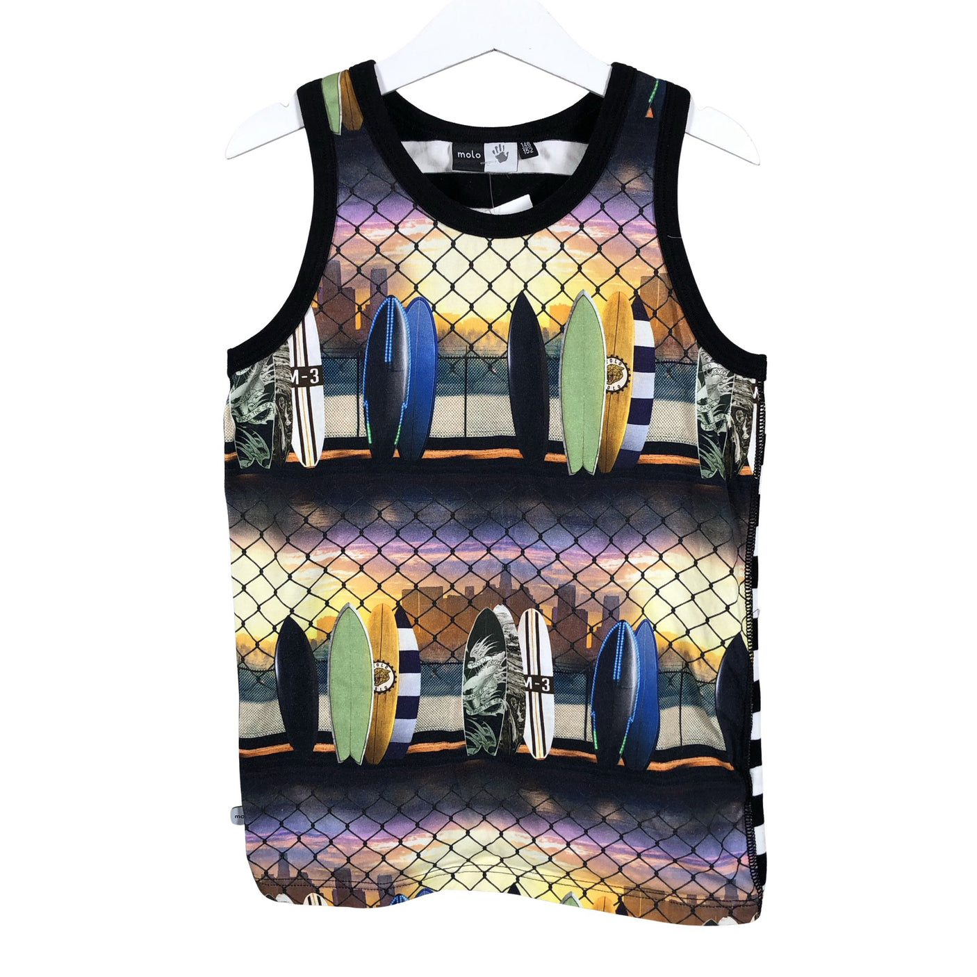 Unisex Molo Kids - Varrukateta särk, suurus 146 - 152 - Must (1)