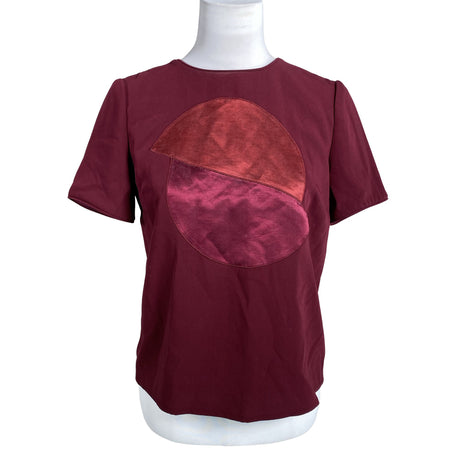 Unisex Marc By Marc Jacobs - Lühikeste käistega pluus, suurus 36 - Veinipunane ()