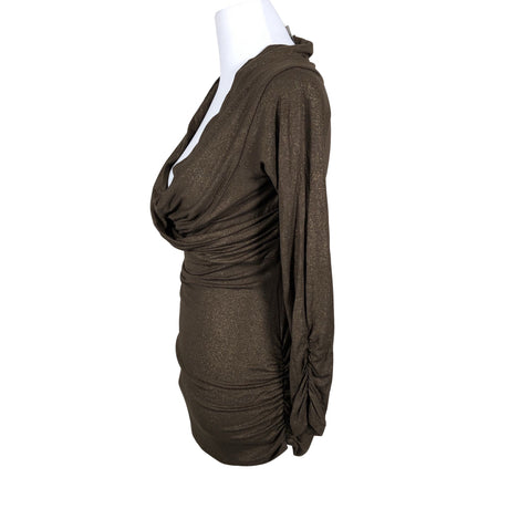 Unisex Vera Mont - Trikotaažist tuunika, suurus 38 - Pruun (2)