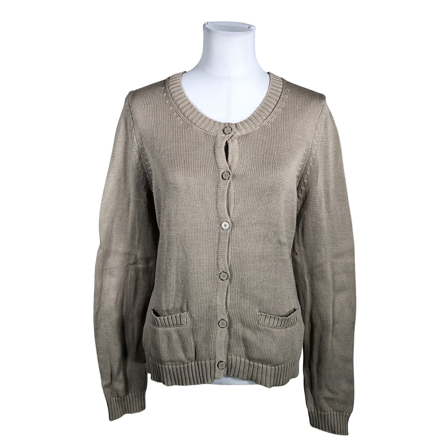 Unisex Your Face - Kardigan, suurus 40 - Beige (1)