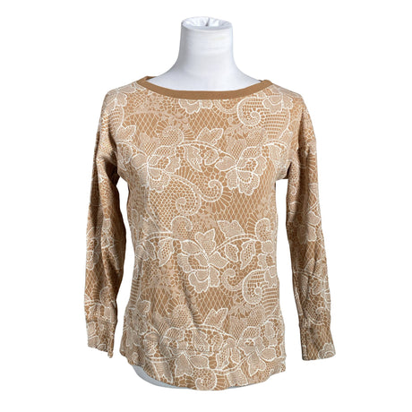 Unisex Blaa - Dressikangast pluus, suurus 36 - Beige ()