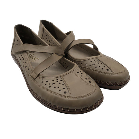 Unisex Rieker - Baleriinad, suurus 40 - Beige (2)