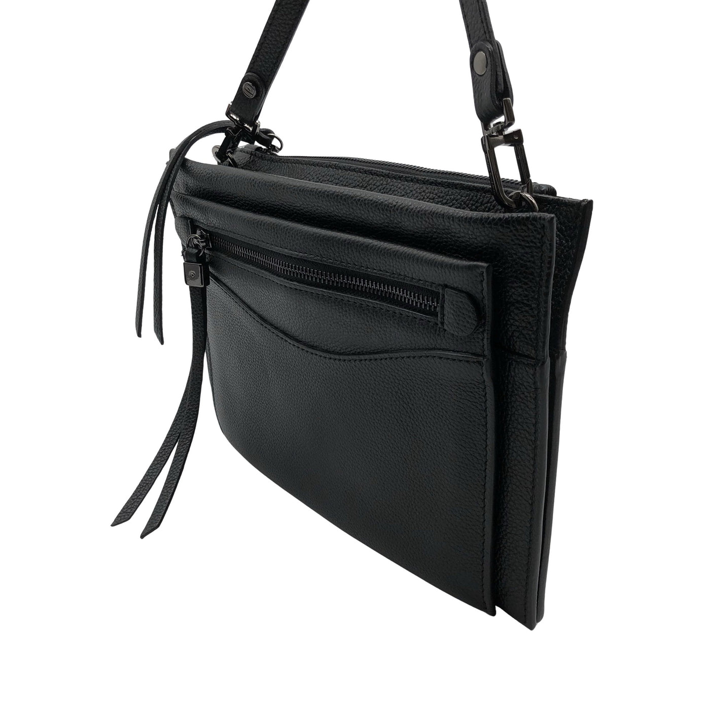 Unisex Gianni Chiarini - Õlakott, suurus Mini - Must (3)