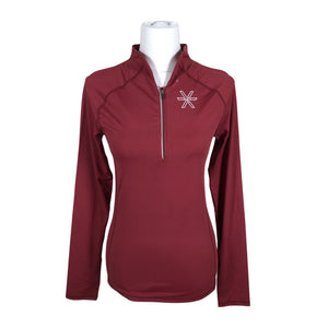 Unisex Bara Sportswear - Spordisärk, pikad käised, suurus 40 - Veinipunane (2)