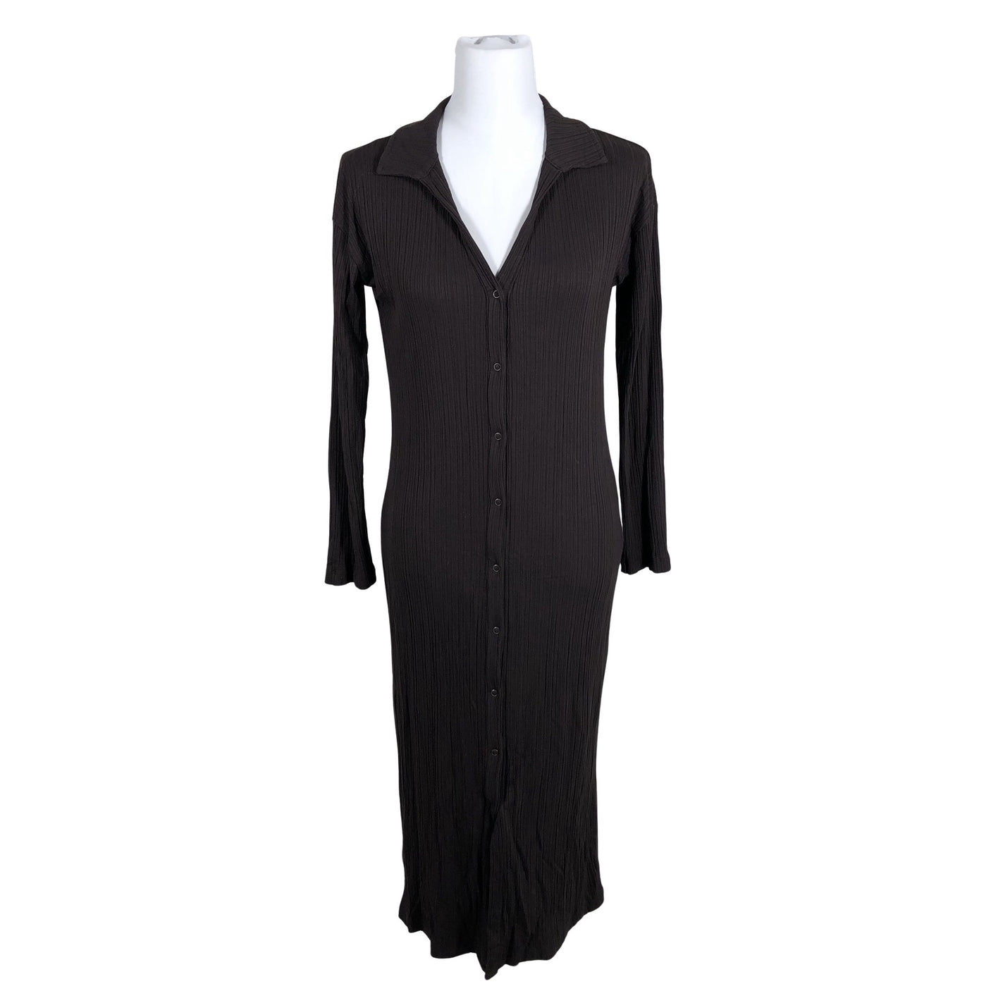 Unisex me&i - Trikotaažist kleit, suurus 36 - Pruun (2)