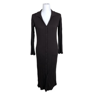Unisex me&i - Trikotaažist kleit, suurus 36 - Pruun (2)