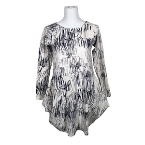 Unisex Papu - Trikotaažist tuunika, suurus 36 - Valge (1)