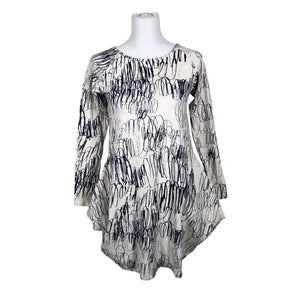 Unisex Papu - Trikotaažist tuunika, suurus 36 - Valge (2)