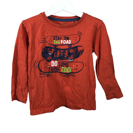 Unisex Cool Club - Trikotaažist pluus, suurus 104 - 110 - Oranž (2)