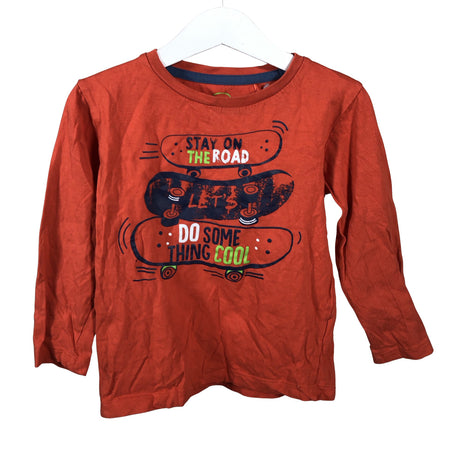 Unisex Cool Club - Trikotaažist pluus, suurus 104 - 110 - Oranž ()