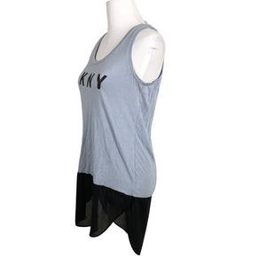 Unisex DKNY - Trikotaažist topp, suurus 38 - Helesinine (3)