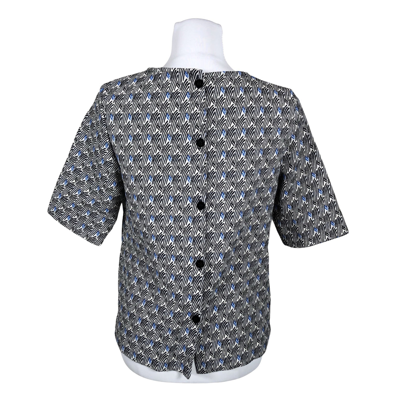 Unisex R-collection - Lühikeste käistega pluus, suurus 36 - Valge (3)