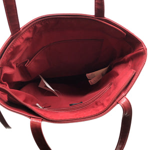 Unisex OVS - Käekott, suurus Maxi - Veinipunane (3)