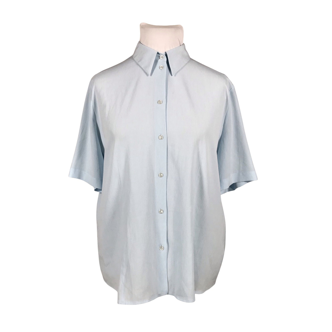 Unisex Gerry Weber - Lühikeste käistega pluus, suurus 46 - Helesinine (1)