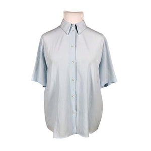 Unisex Gerry Weber - Lühikeste käistega pluus, suurus 46 - Helesinine (1)
