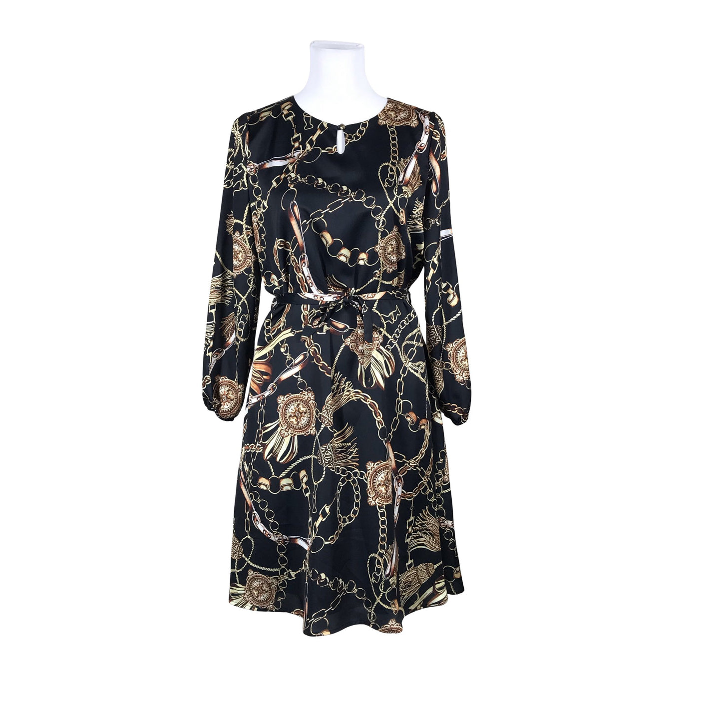 Unisex Denim Dream - Õhuke kleit, suurus 36 - Must (1)