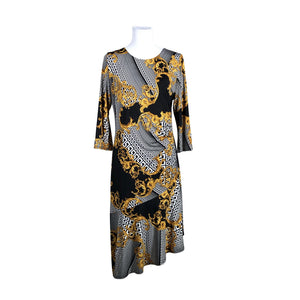 Unisex Alba Moda - Trikotaažist kleit, suurus 38 - Must (1)