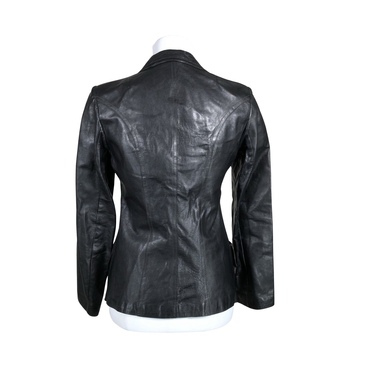 Unisex Kristiina Kiilavirta - Nahktagi, suurus 34 - Must (2)