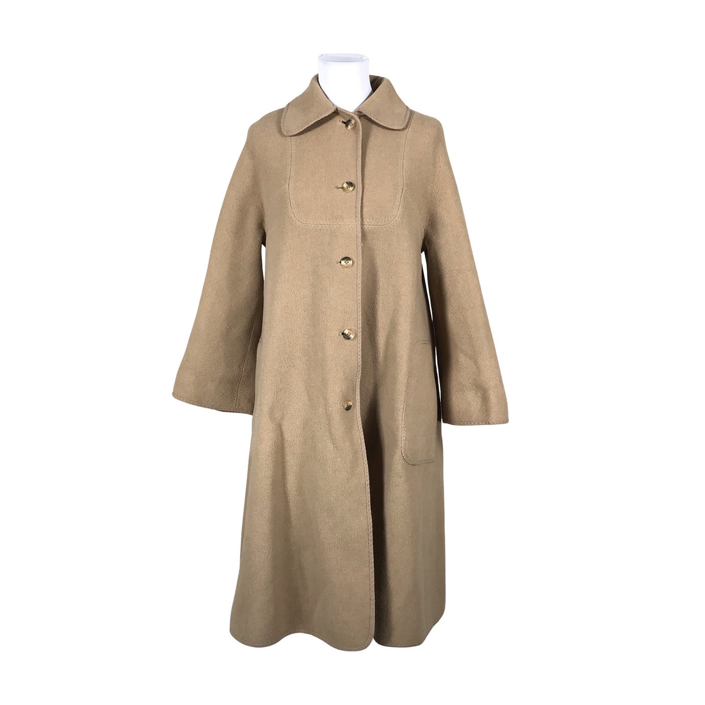 Unisex Wetherall - Villane mantel, suurus 40 - Pruun (1)