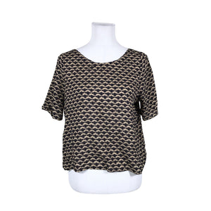 Unisex Rodebjer - Lühikeste käistega pluus, suurus 34 - Beige (1)