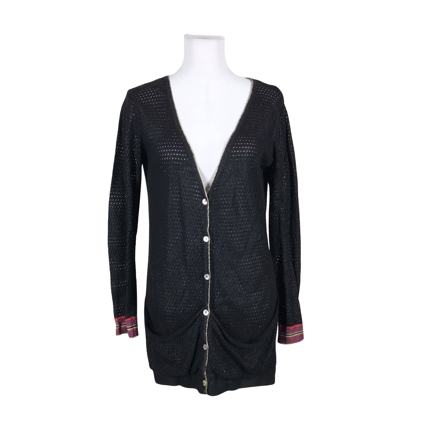 Unisex Custo Barcelona - Kardigan, suurus 36 - Must (1)