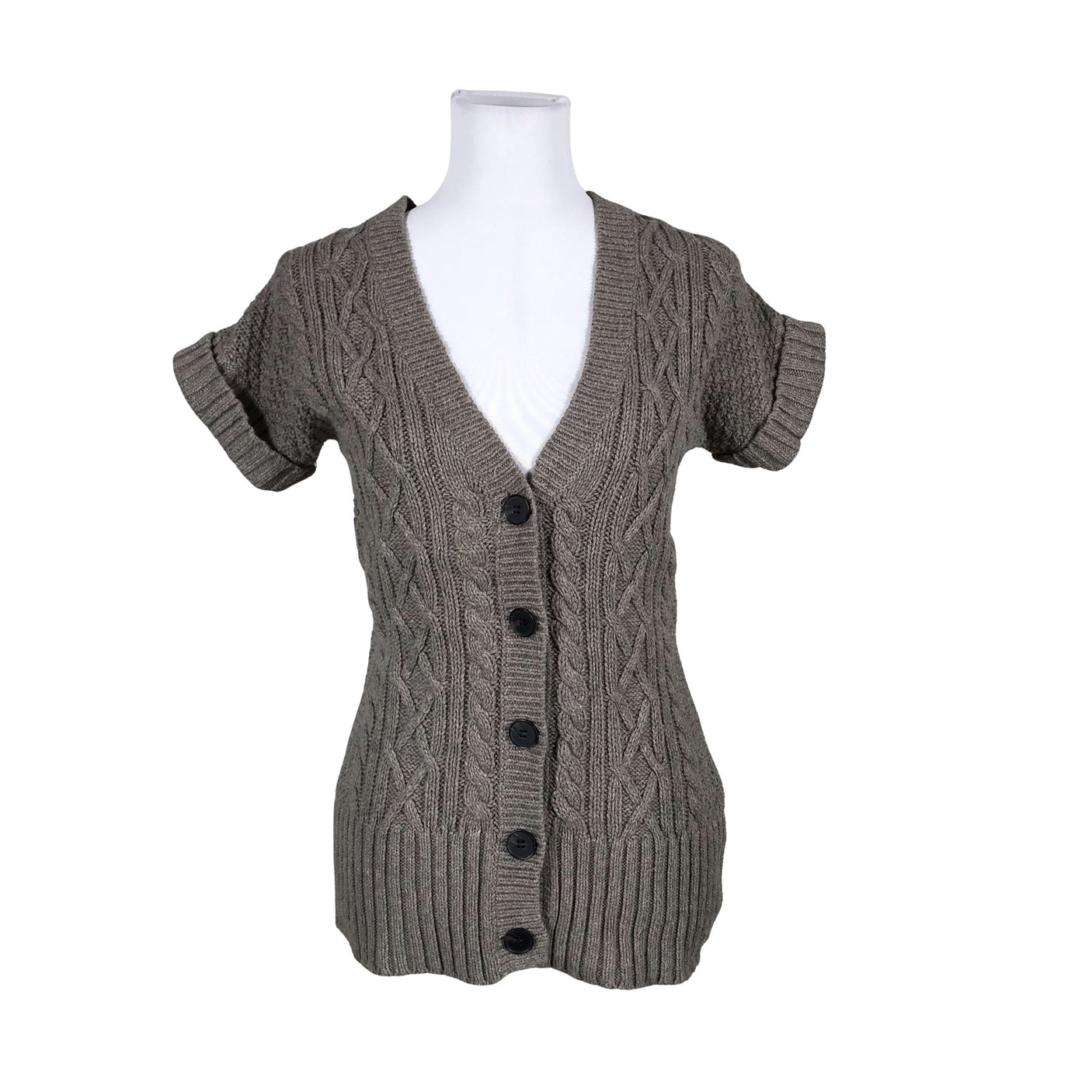 Unisex Massimo Dutti - Kardigan, suurus 38 - Pruun (1)