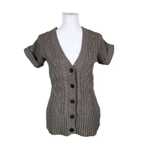 Unisex Massimo Dutti - Kardigan, suurus 38 - Pruun (1)