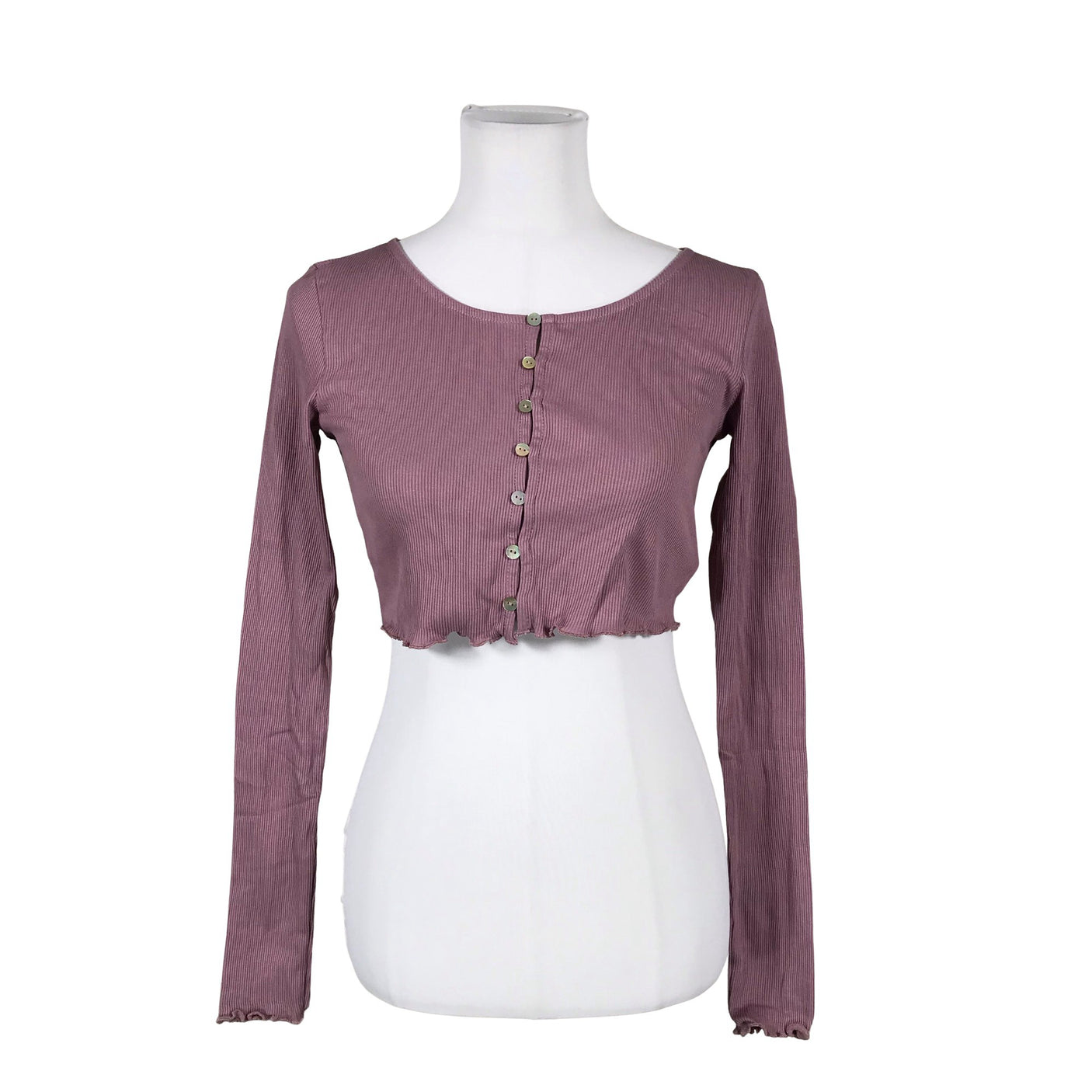 Unisex Na-KD - Trikotaažist pluus, suurus 36 - Lilla (1)