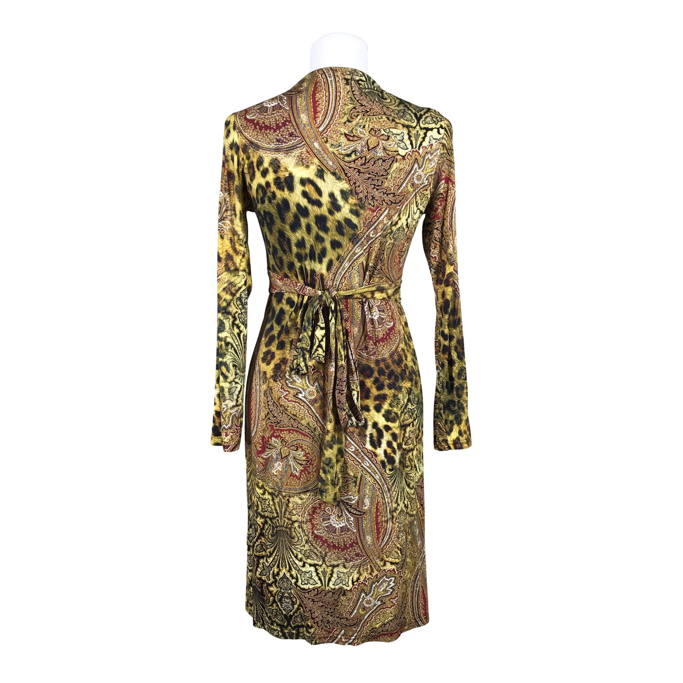 Unisex Andiata - Trikotaažist kleit, suurus 38 - Kollane (2)