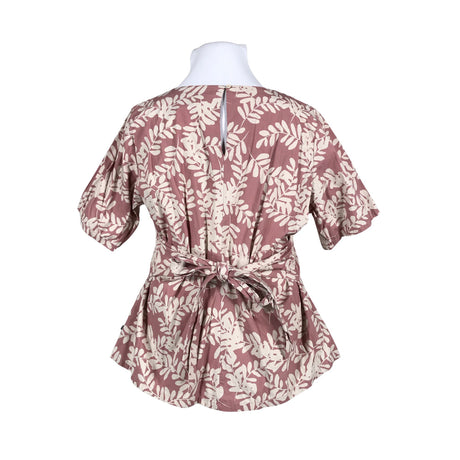 Unisex Kaiko - Lühikeste käistega pluus, suurus 42 - Heleroosa (2)