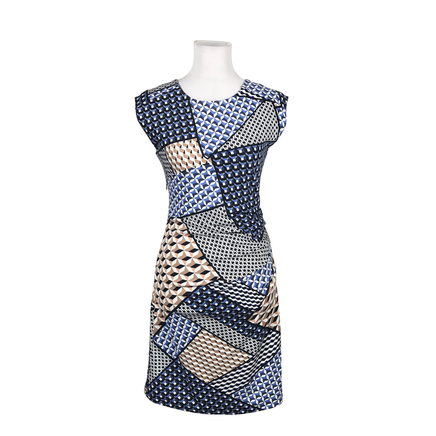 Unisex Kaffe - Trikotaažist kleit, suurus 36 - Sinine (1)