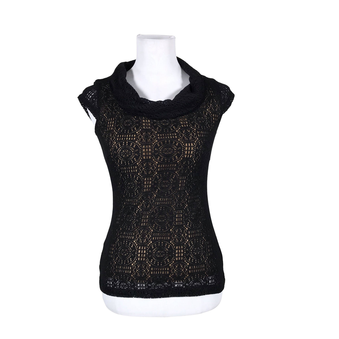 Unisex Your Face - Lühikeste käistega pluus, suurus 34 - Must (1)