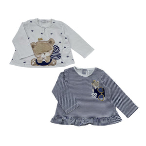 Unisex Mayoral - Trikotaažist pluus, suurus 68 - 74 - Valge (1)