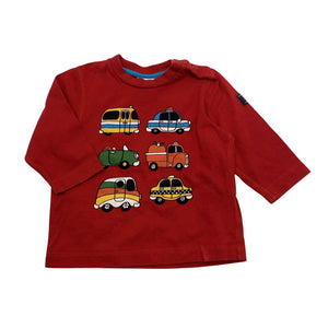 Unisex Polarn O. Pyret - Trikotaažist pluus, suurus 62 - 68 - Punane (1)