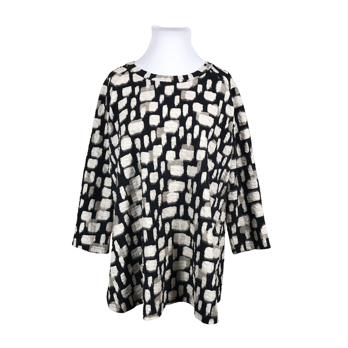 Unisex Bohéme - Trikotaažist tuunika, suurus 50 - Beige (1)