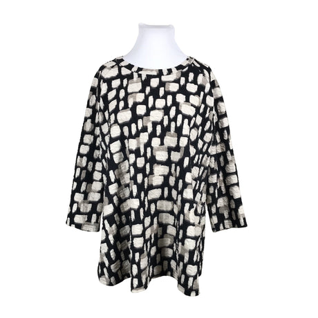 Unisex Bohéme - Trikotaažist tuunika, suurus 50 - Beige ()