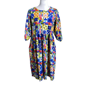 Unisex Aarrelabel - Trikotaažist kleit, suurus 40 - Sinine (1)