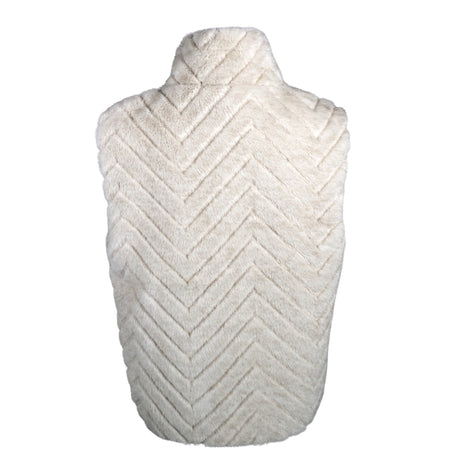 Unisex Lea H - Kunstkarusnahast vest, suurus 38 - Beige (2)