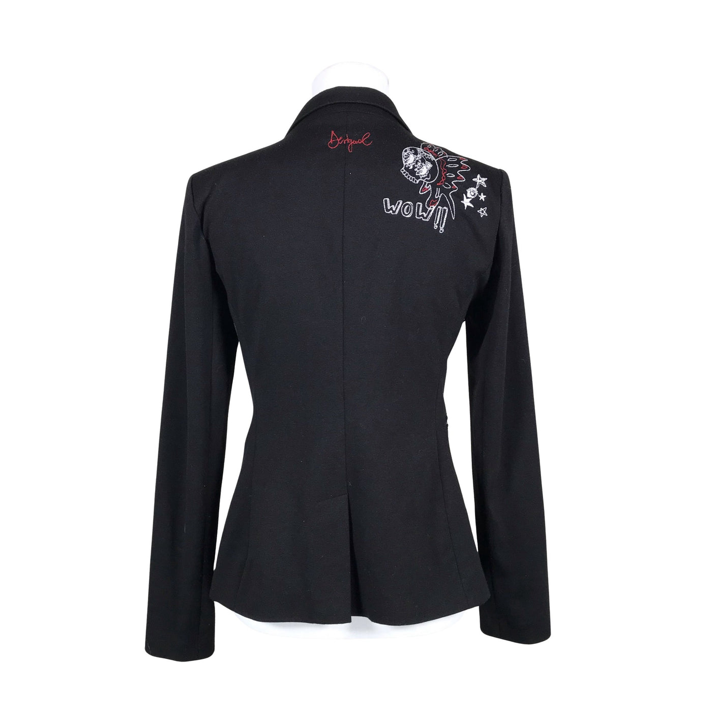 Unisex Desigual - Dressikangast jakk, suurus 38 - Must (2)