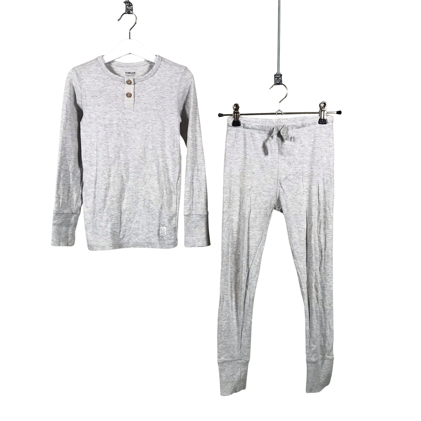 Unisex POMPdeLUX - Trikotaažist pluus, suurus 122 - 128 - Hall (1)