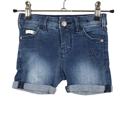 Unisex POMPdeLUX - Teksast lühikesed püksid, suurus 98 - 104 - Sinine ()