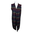 Unisex Kaino - Kootud vest, suurus 40 - Must ()