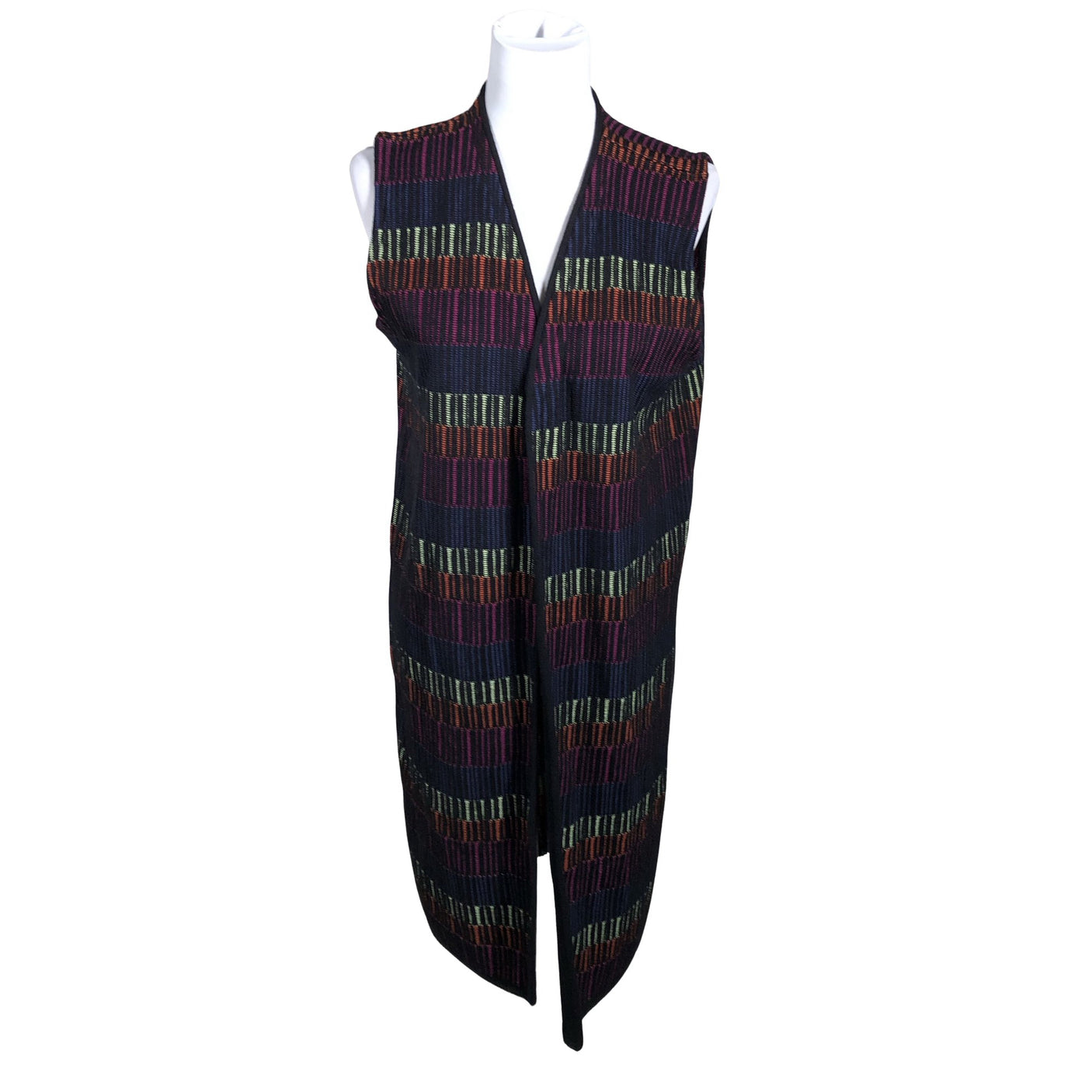 Unisex Kaino - Kootud vest, suurus 40 - Must (1)
