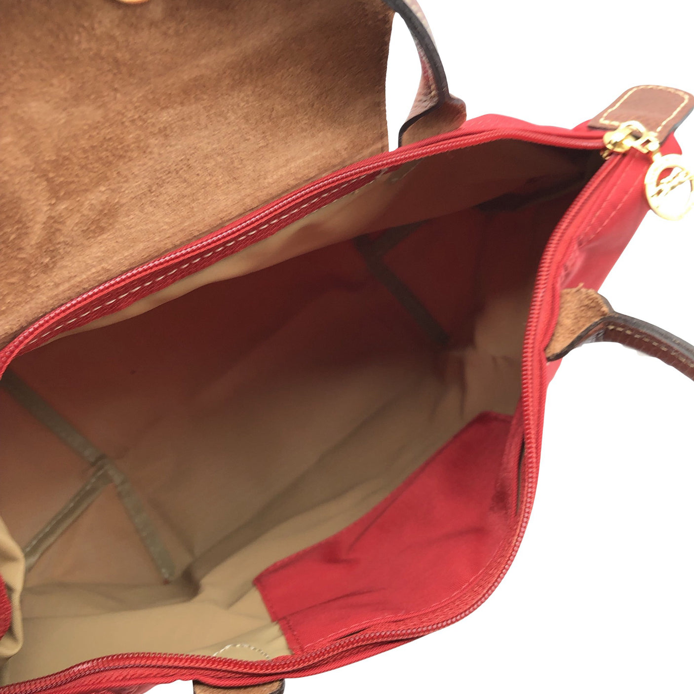 Unisex Longchamp - Käekott, suurus Mini - Punane (4)